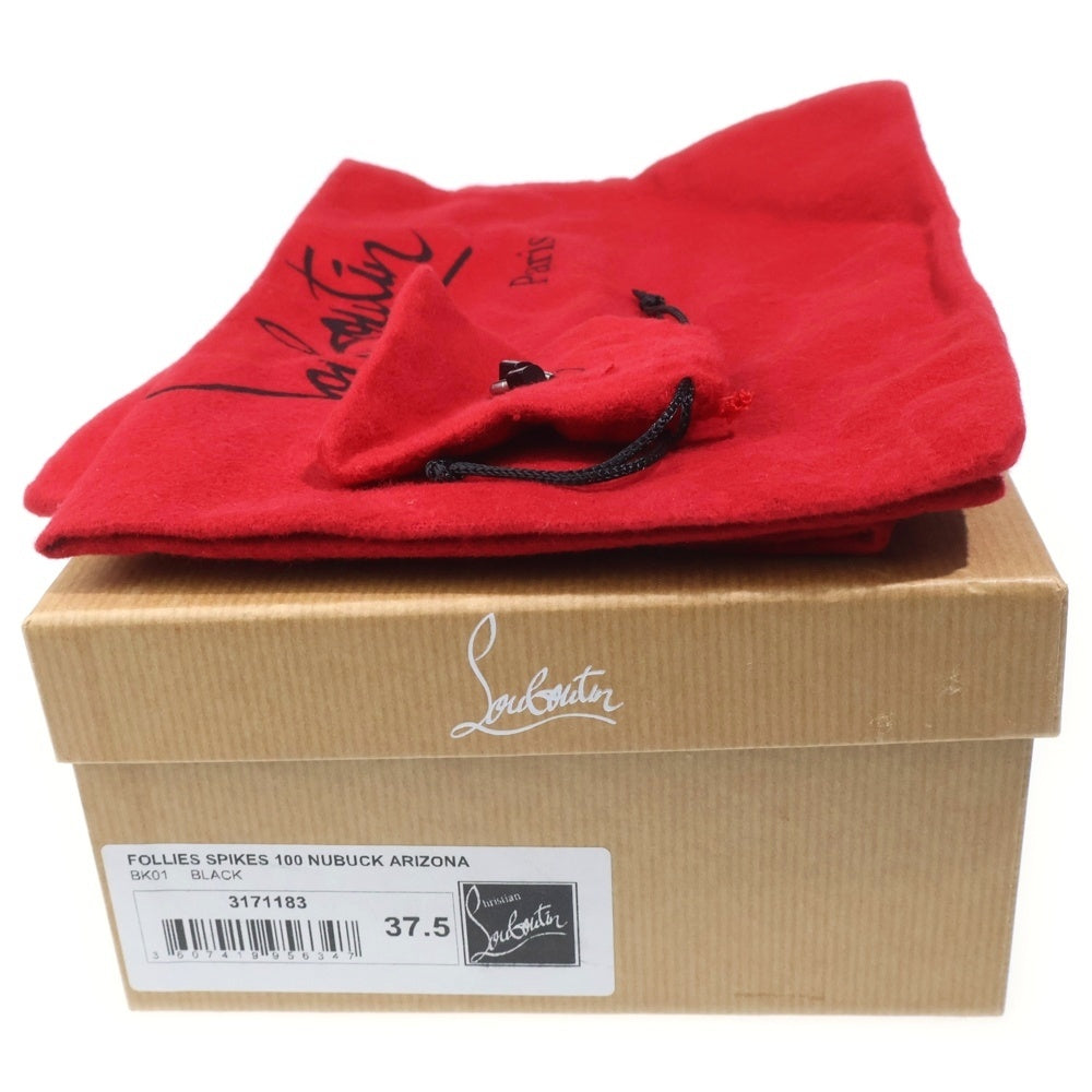 CHRISTIAN LOUBOUTIN(クリスチャンルブタン) スパイクスタッズパンプス シューズ ブラック レディース
