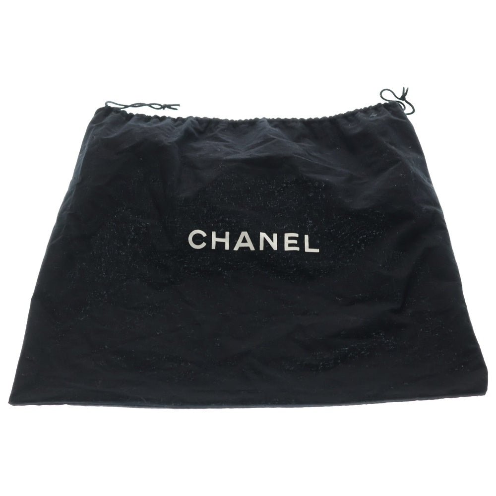 CHANEL(シャネル) PST デカココ チェーントートバッグ ブラック キャビアスキン シルバー金具 レディース