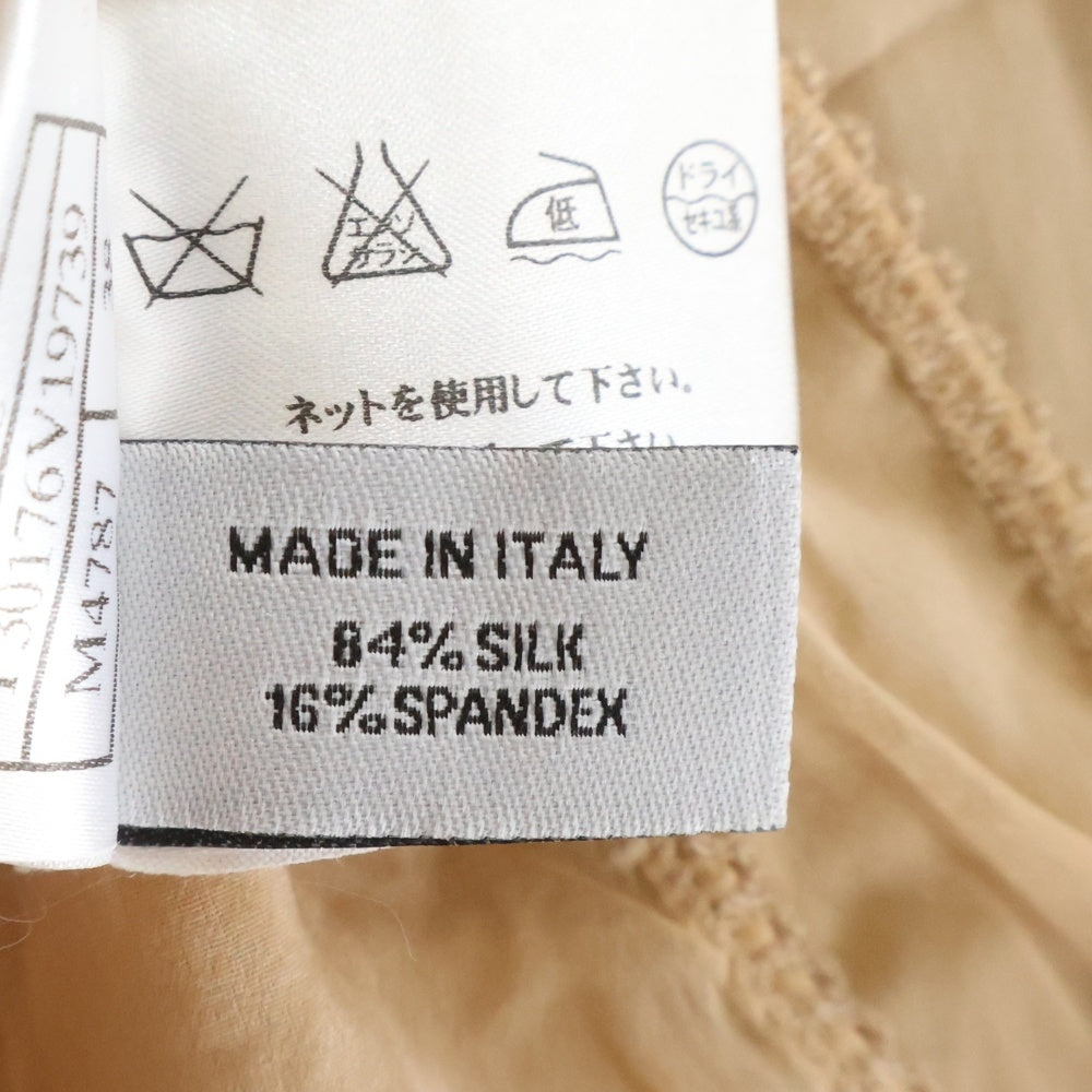 CHANEL(シャネル) シルク トップ ノースリーブ ベージュ P37106 V19739 レディース