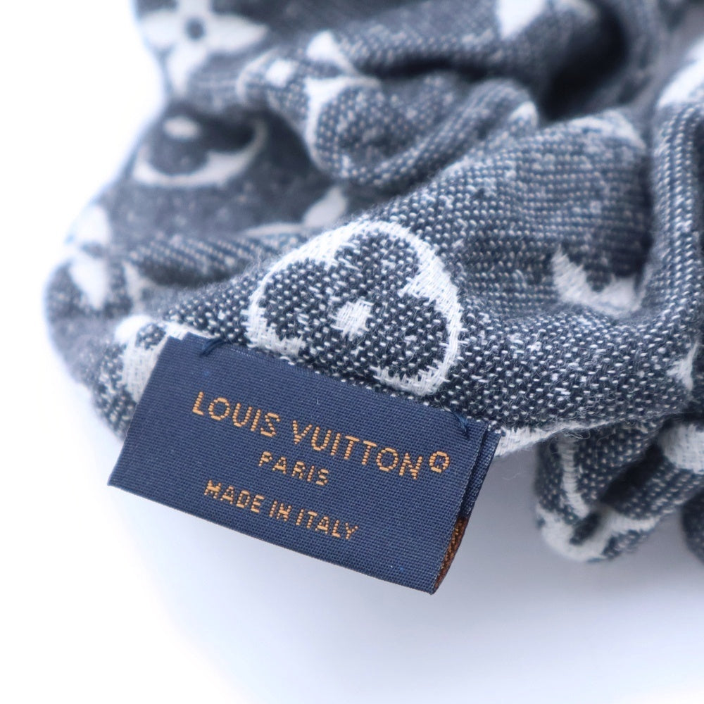 LOUIS VUITTON(ルイヴィトン) モノグラムジャガードデニム シュシュ ヘアゴム グレー M78226 レディース