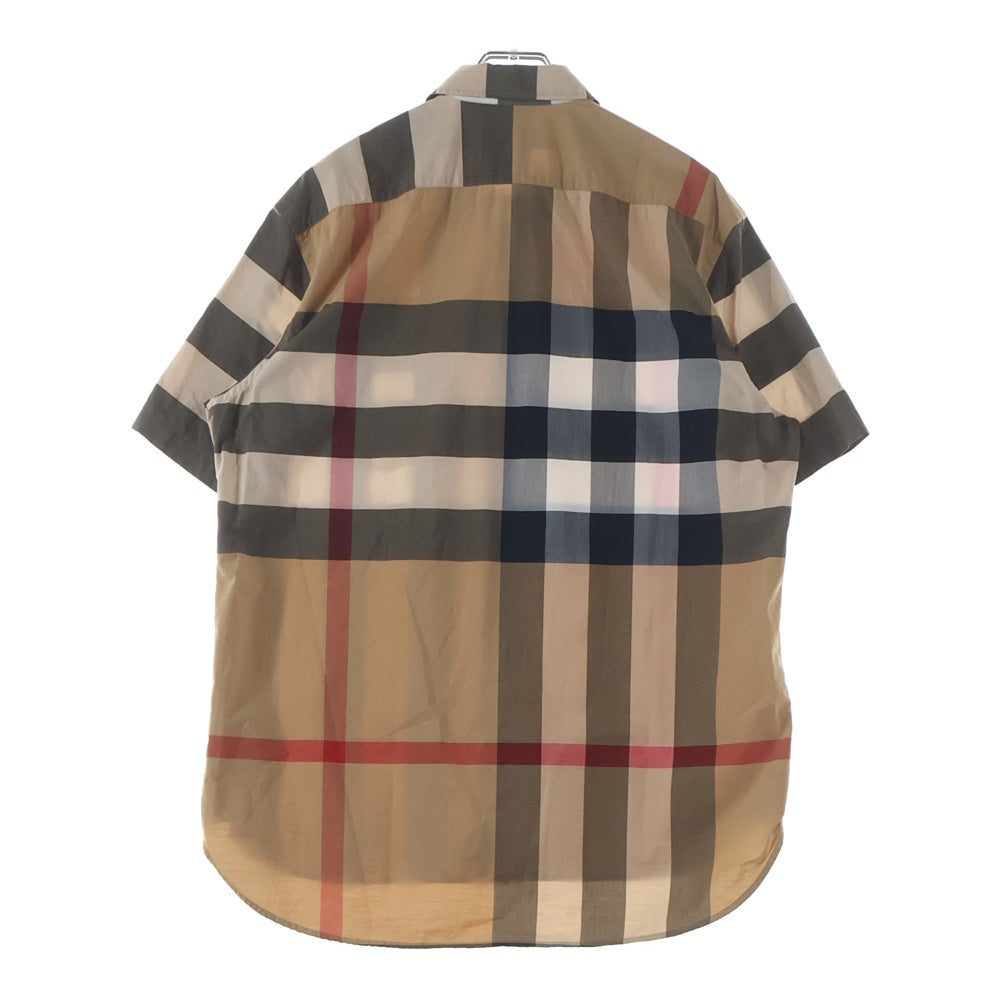 BURBERRY(バーバリー) ノバチェック総柄 半袖シャツ ベージュ 8007177