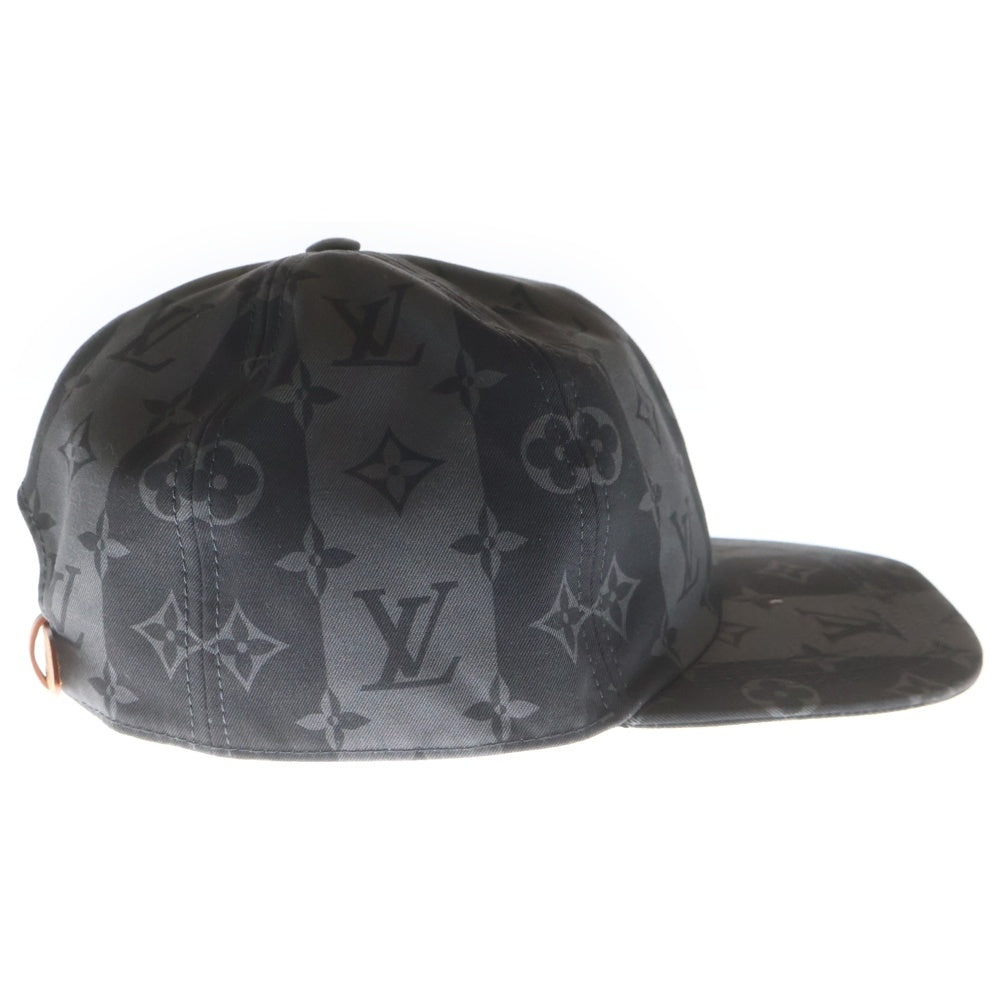 LOUIS VUITTON(ルイヴィトン) LV MADE NIGO メイド ニゴー ロゴ刺繍 ベースボール キャップ 帽子 ブラック/グレー MP3259