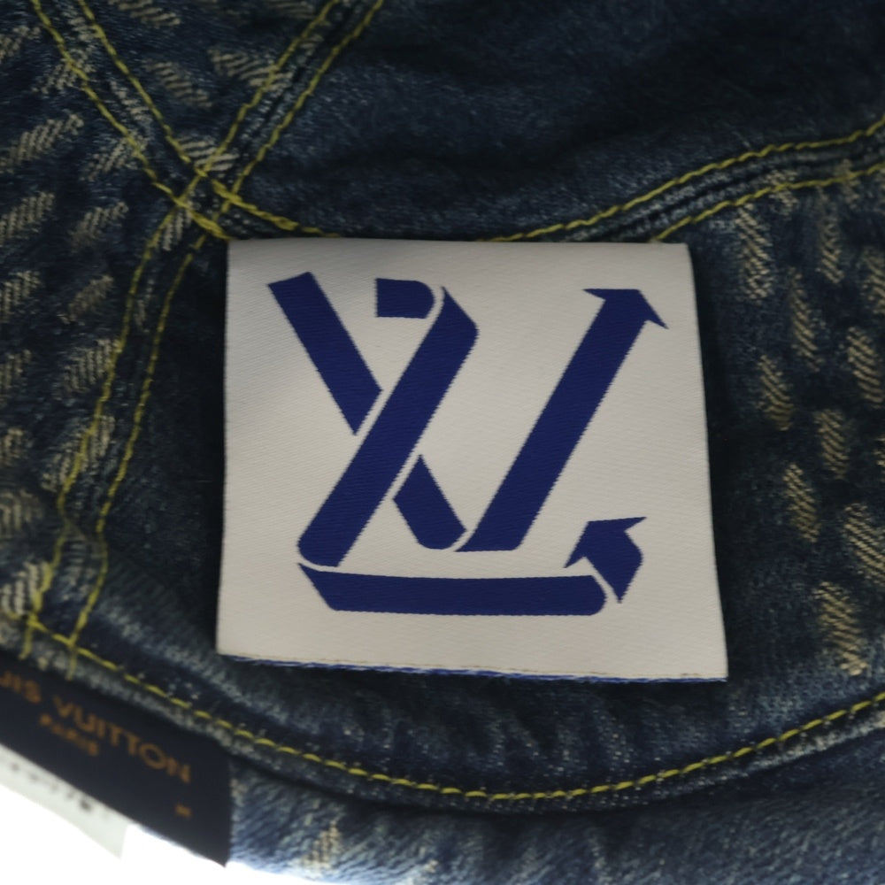 LOUIS VUITTON(ルイヴィトン) ×NIGO ニゴー ポネ・デニム バケットハット 帽子 インディゴ MP3242 レディース