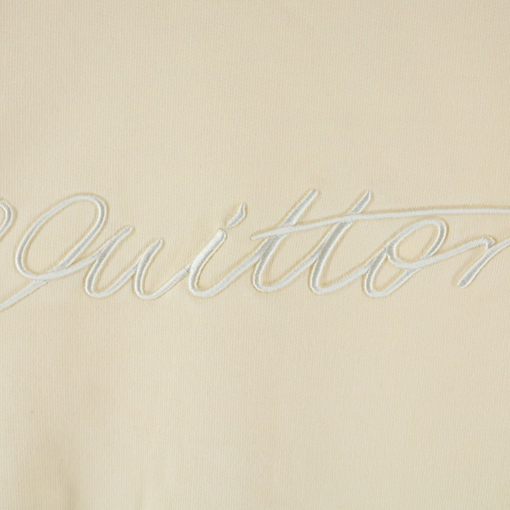 LOUIS VUITTON(ルイヴィトン) エンブロイダードコットンブレンドボンバー クルーネックスウェットトレーナー アイボリー L RM242MQ