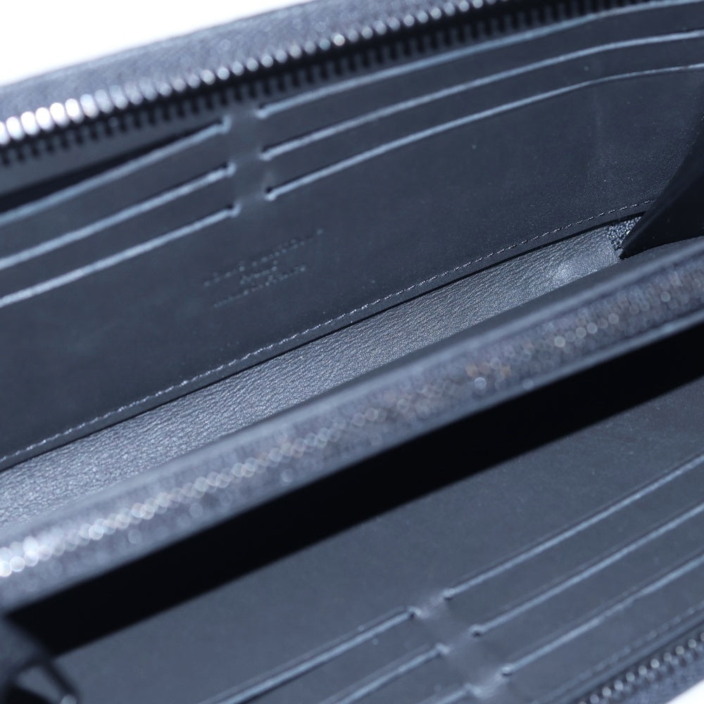 LOUIS VUITTON(ルイヴィトン) ジッピーウォレット・ホリゾンタル トリヨンレザー ロングウォレット 長財布 カードケース ブラック ノワール レザー M11721 ブラック金具