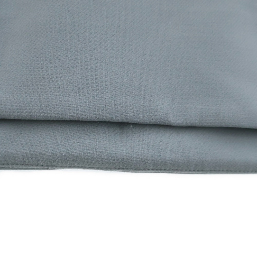 YOKO CHAN(ヨーコ チャン) パール装飾 ペタルスリーブ 半袖 ワンピース グレー レディース