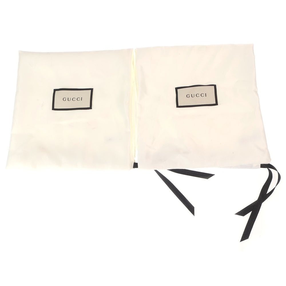 GUCCI(グッチ) GGマーモント レザー ストラップ ヒール サンダル シューズ ブラック レディース