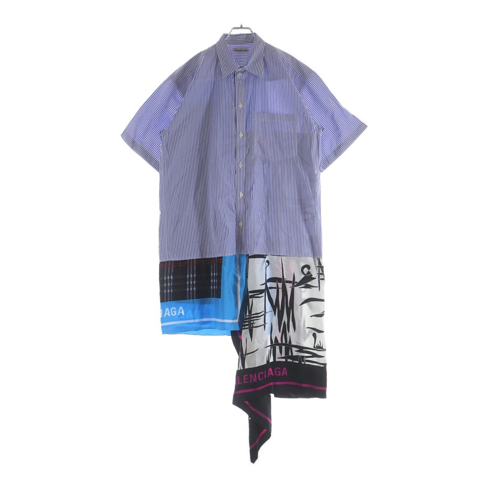BALENCIAGA(バレンシアガ) 19SS スカーフドッキングシャツ ロング