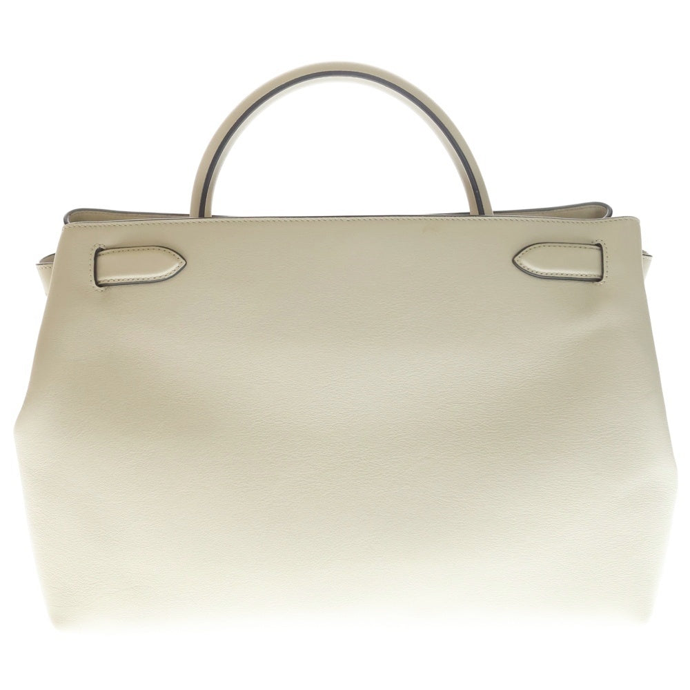 Mulberry(マルベリー) イズリントン レザー 2WAY ハンド ショルダーバッグ ゴールド金具 アイボリー レディース