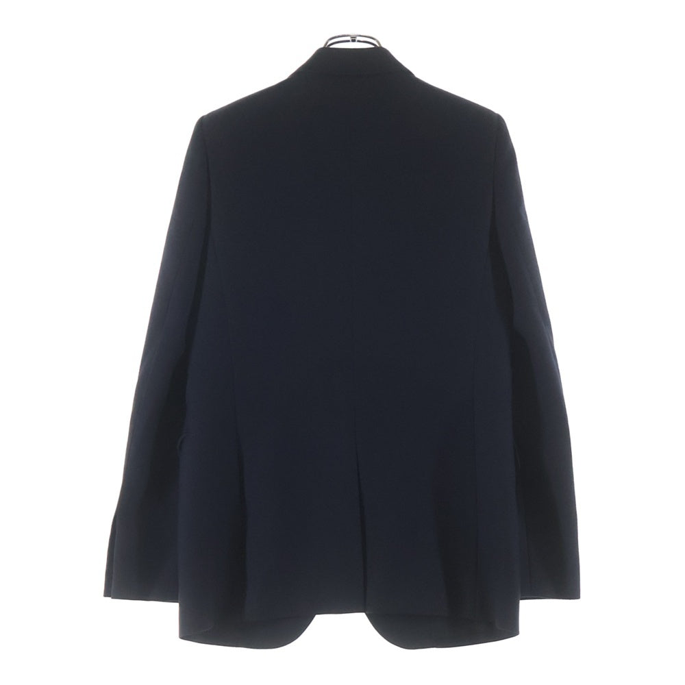 SAINT LAURENT PARIS(サンローランパリ) ナロー ピークドラペル 1B ウール テーラードジャケット ネイビー 625435
