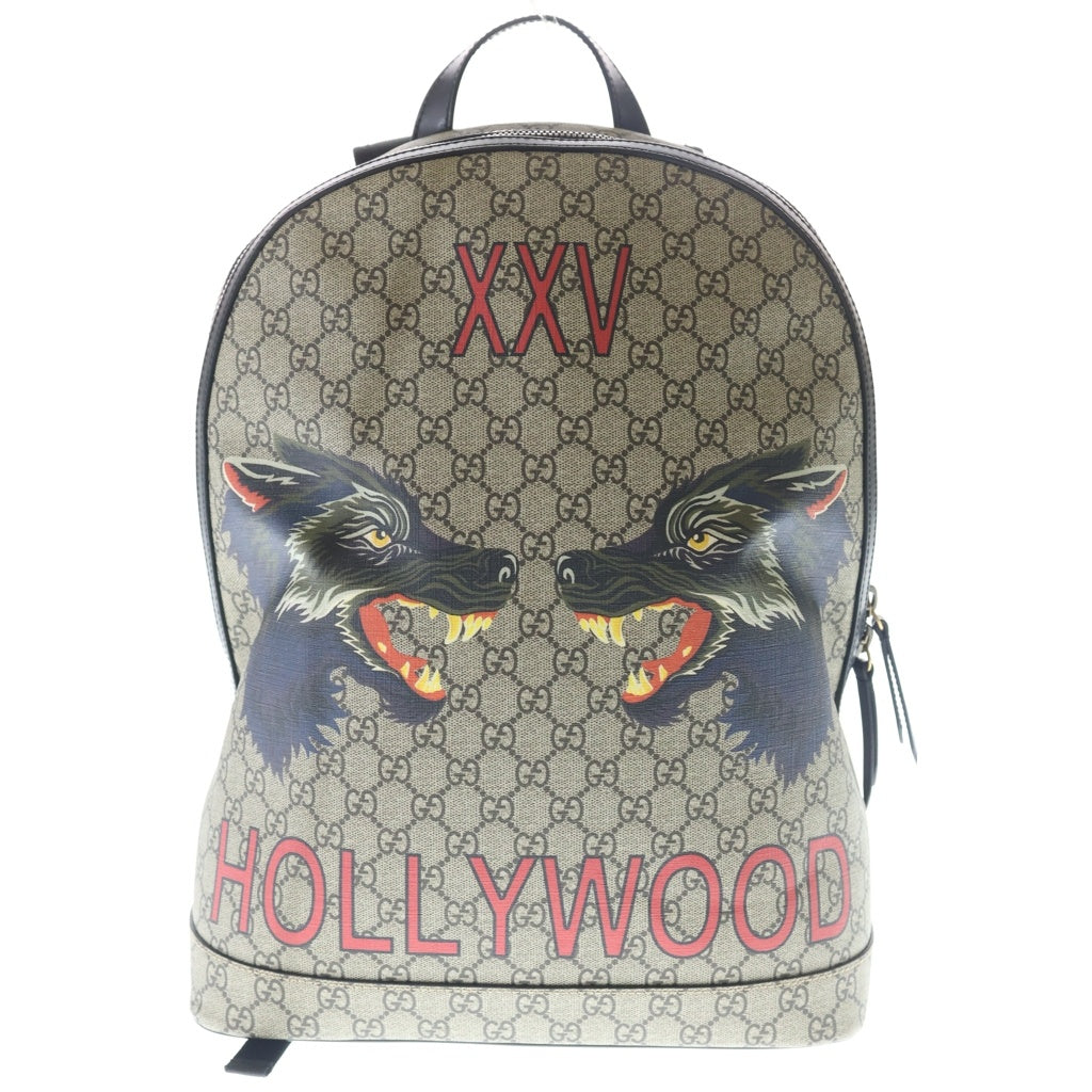 GUCCI(グッチ) GGスプリーム ウルフ XXV ハリウッド バックパック 419584