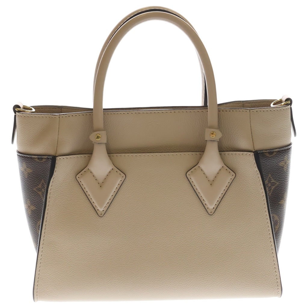 LOUIS VUITTON(ルイヴィトン) オンマイサイド PM モノグラム PVC レザー 2WAY ハンド ショルダーバッグ ゴールド金具 ベージュ/ブラウン M57729 レディース