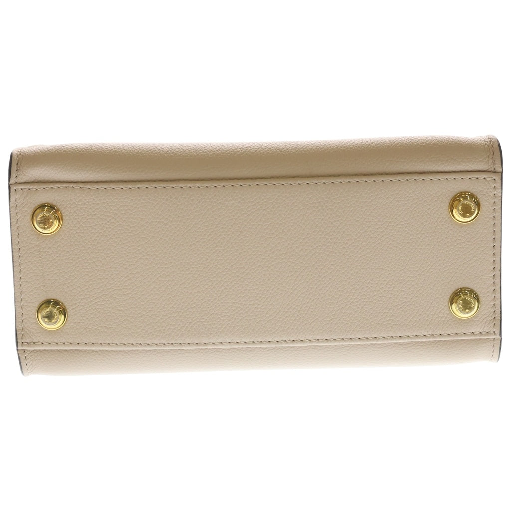LOUIS VUITTON(ルイヴィトン) オンマイサイド PM モノグラム PVC レザー 2WAY ハンド ショルダーバッグ ゴールド金具 ベージュ/ブラウン M57729 レディース