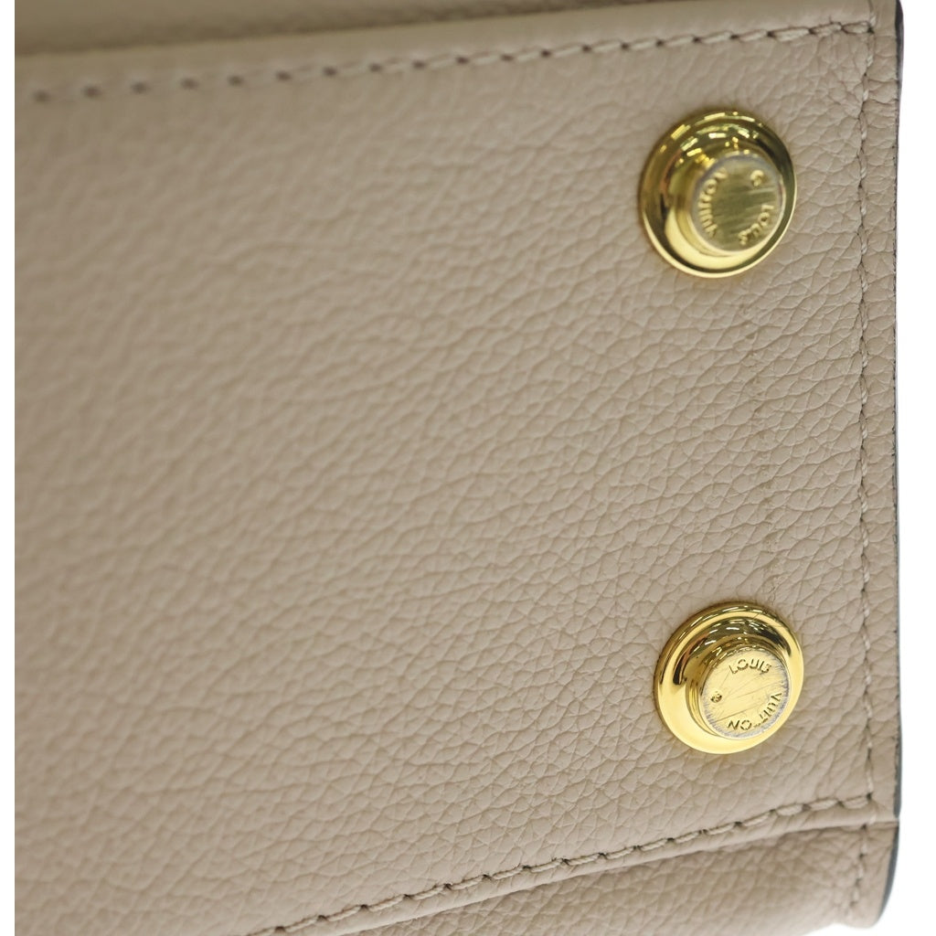 LOUIS VUITTON(ルイヴィトン) オンマイサイド PM モノグラム PVC レザー 2WAY ハンド ショルダーバッグ ゴールド金具 ベージュ/ブラウン M57729 レディース
