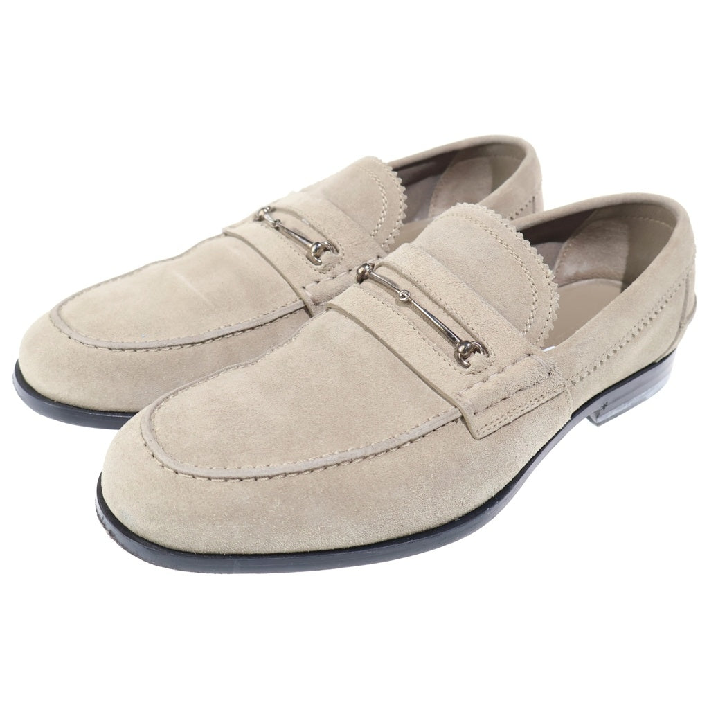 GUCCI(グッチ) ホースビット スエードレザー ローカットシューズ ローファー ベージュ 286771