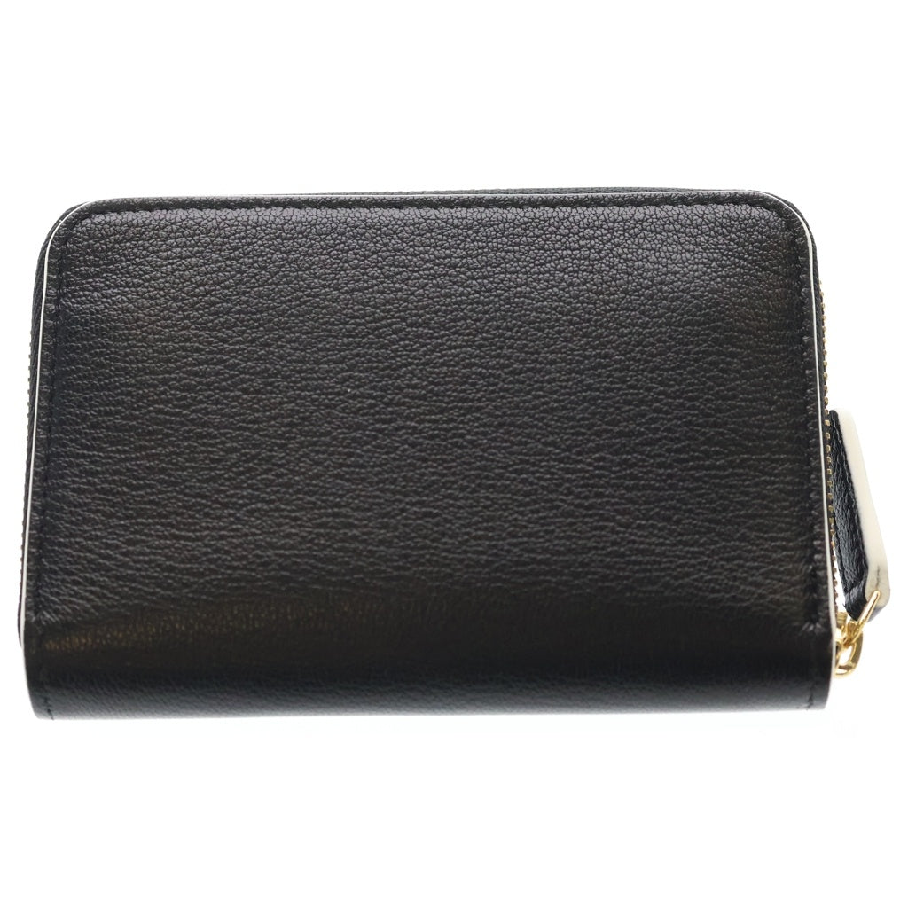 CHANEL(シャネル) ココマーク ジップコインケース ミニ財布 ブラック レザー ゴールド金具 レディース