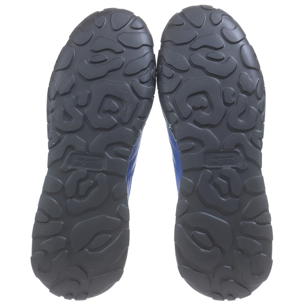 Alexander McQueen(アレキサンダーマックイーン) コートトレーナー ウルトラマリン レザー レースアップ ミッドカットシューズ スニーカー ブルー 705122