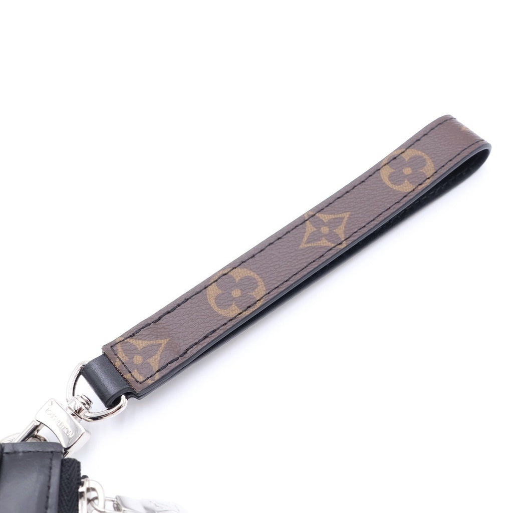 LOUIS VUITTON(ルイヴィトン) モノグラム マカサー ジッピードラゴンヌ PVC レザー ロングウォレット 長財布 シルバー金具 ブラウン/ブラック M69407
