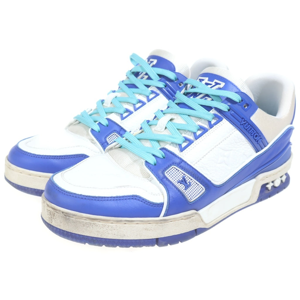 LOUIS VUITTON(ルイヴィトン) LV Trainer Sneaker LVトレイナー ラインスニーカー ホワイト/ブルー1A9V08