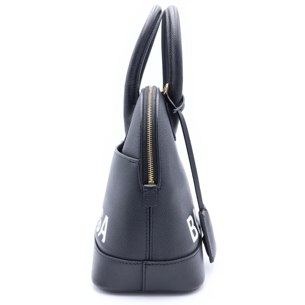 BALENCIAGA(バレンシアガ) ヴィル トップハンドルS 2WAYバッグ ハンドバッグ ショルダーバッグ ブラック レザー 550645 ゴールド金具 レディース