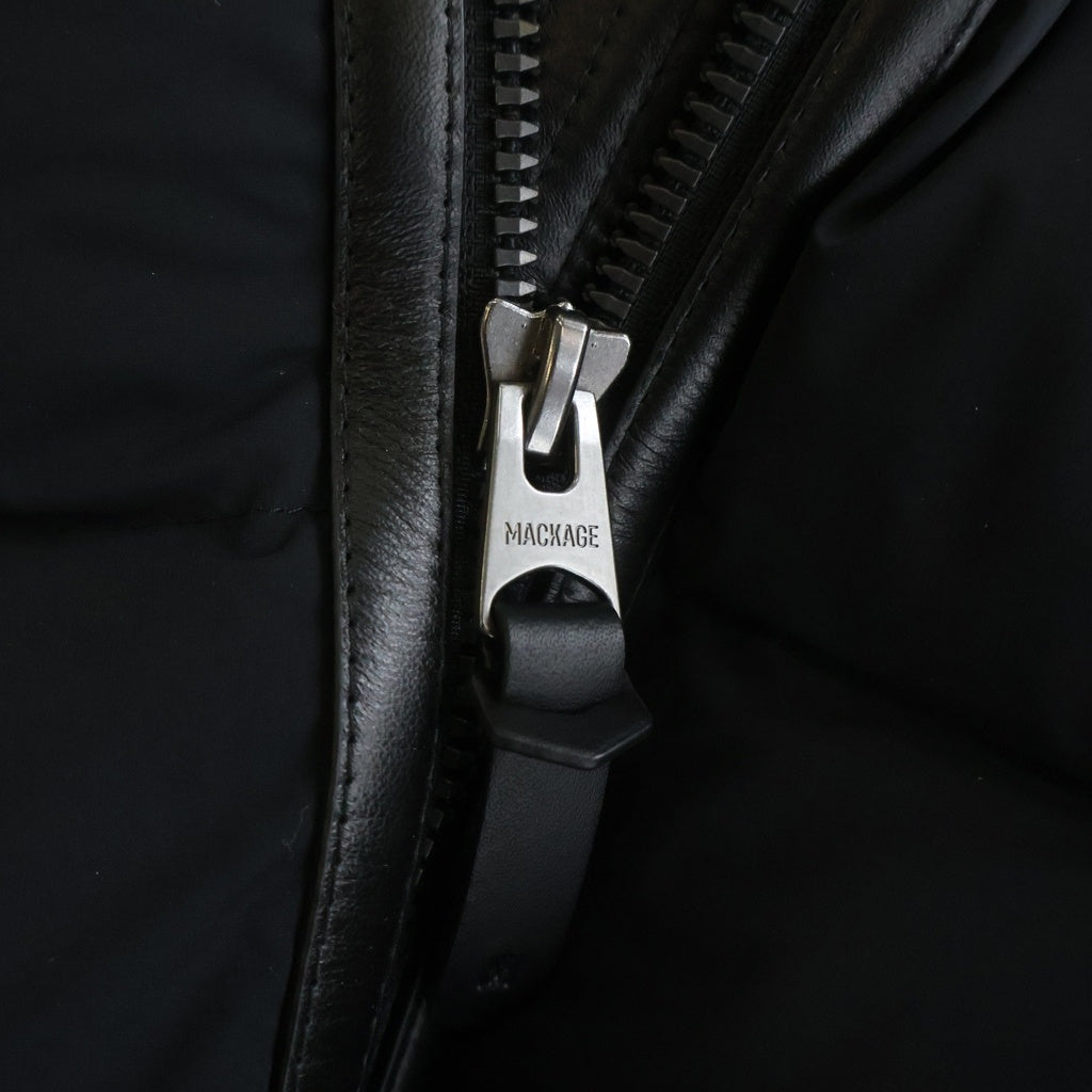 MACKAGE(マッカージュ) CALLA-BX フード ライトダウンコート ブラック L/G レディース