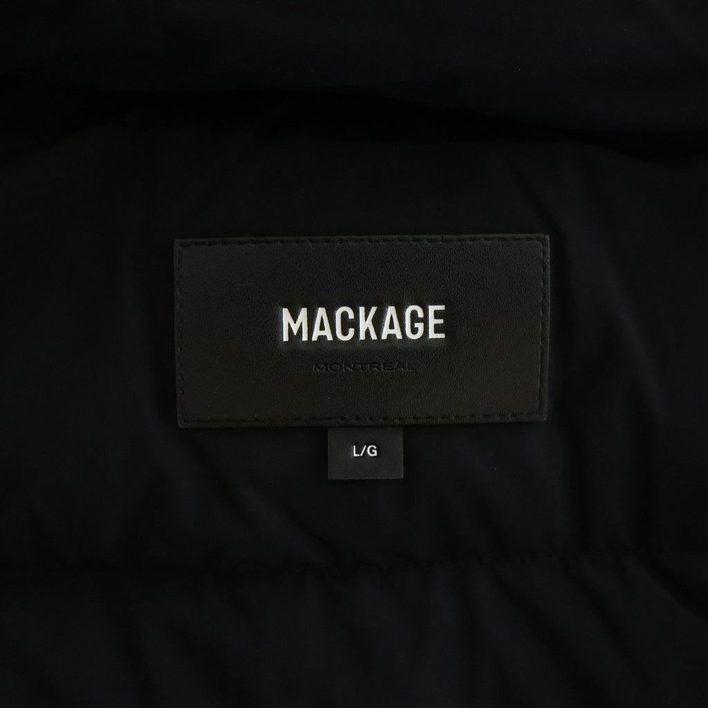 MACKAGE(マッカージュ) CALLA-BX フード ライトダウンコート ブラック L/G レディース