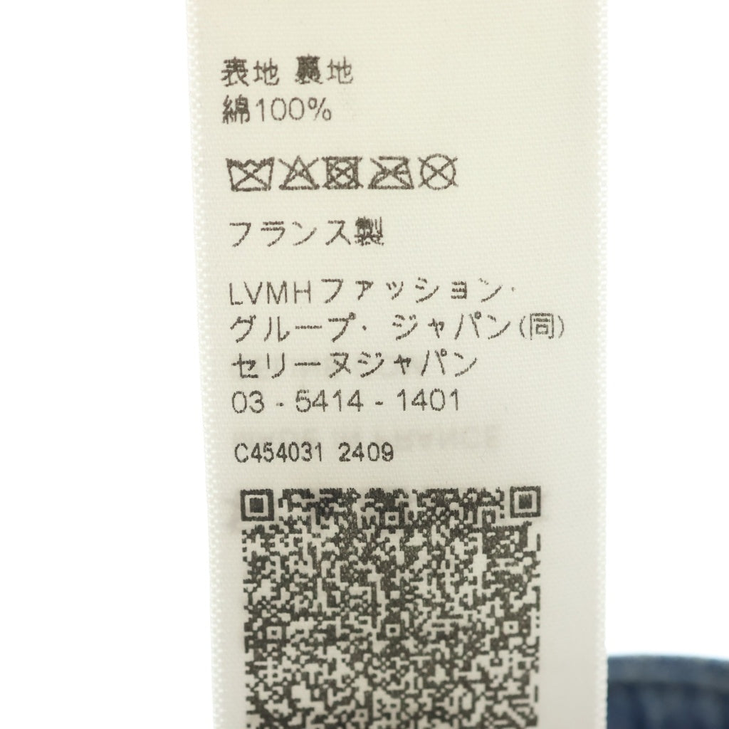 CELINE(セリーヌ) トリオンフ ベースボールキャップ デニム ブルー #XL AA06F930F07UW