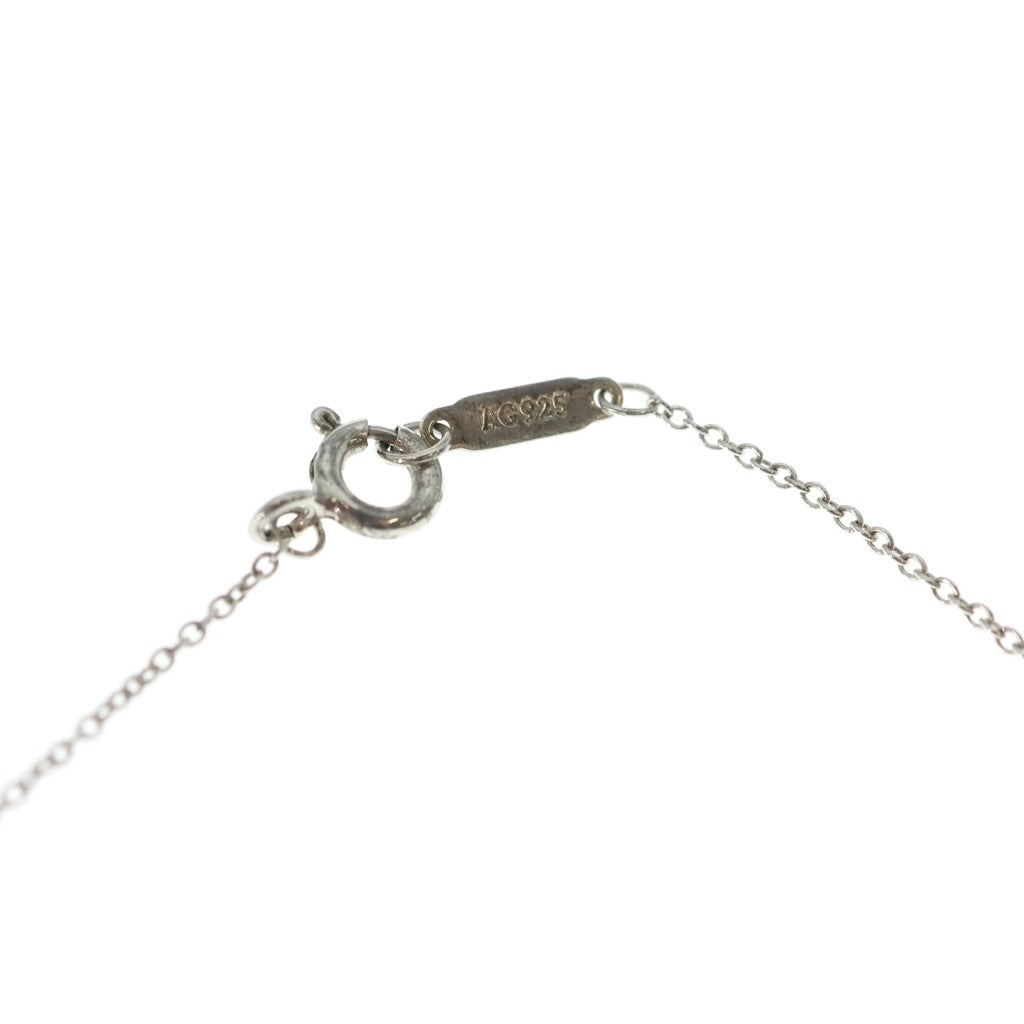 TIFFANY & Co.(ティファニー) リターントゥ ダブルハート ネックレス ペンダント チェーン シルバー×ピンク レディース