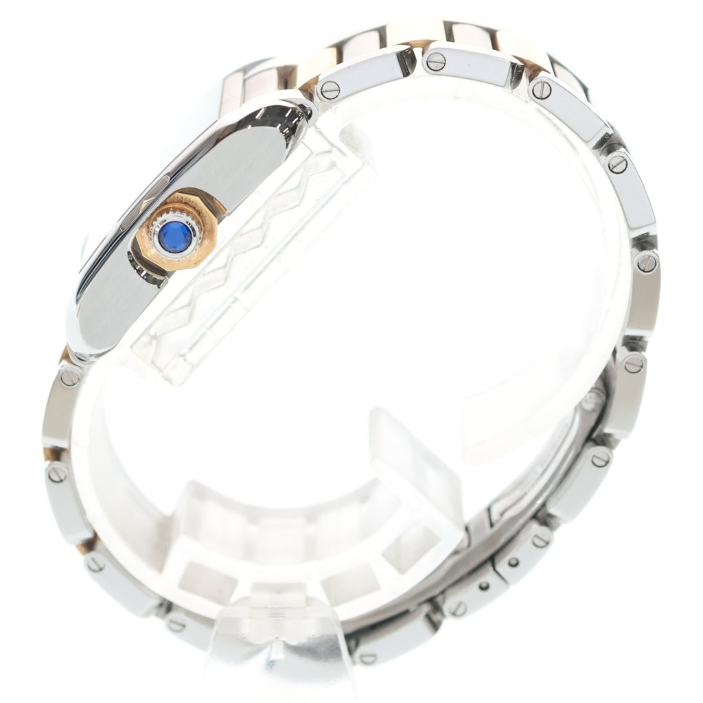 Cartier(カルティエ) タンクアングレーズSM 11PD ダイヤ SS×PG/QZ ステンレス×ピンクゴールド クォーツ クオーツ 腕時計 CRWT100024 シルバー文字盤