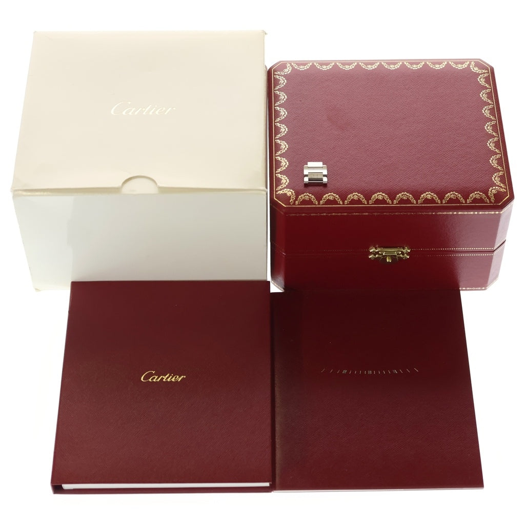 Cartier(カルティエ) タンクアングレーズSM 11PD ダイヤ SS×PG/QZ ステンレス×ピンクゴールド クォーツ クオーツ 腕時計 CRWT100024 シルバー文字盤