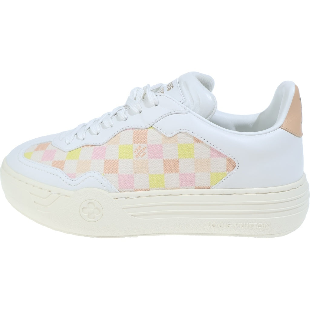 LOUIS VUITTON(ルイヴィトン) LV Groovyスニーカー #37 ホワイト×マルチカラーMS0214 レディース