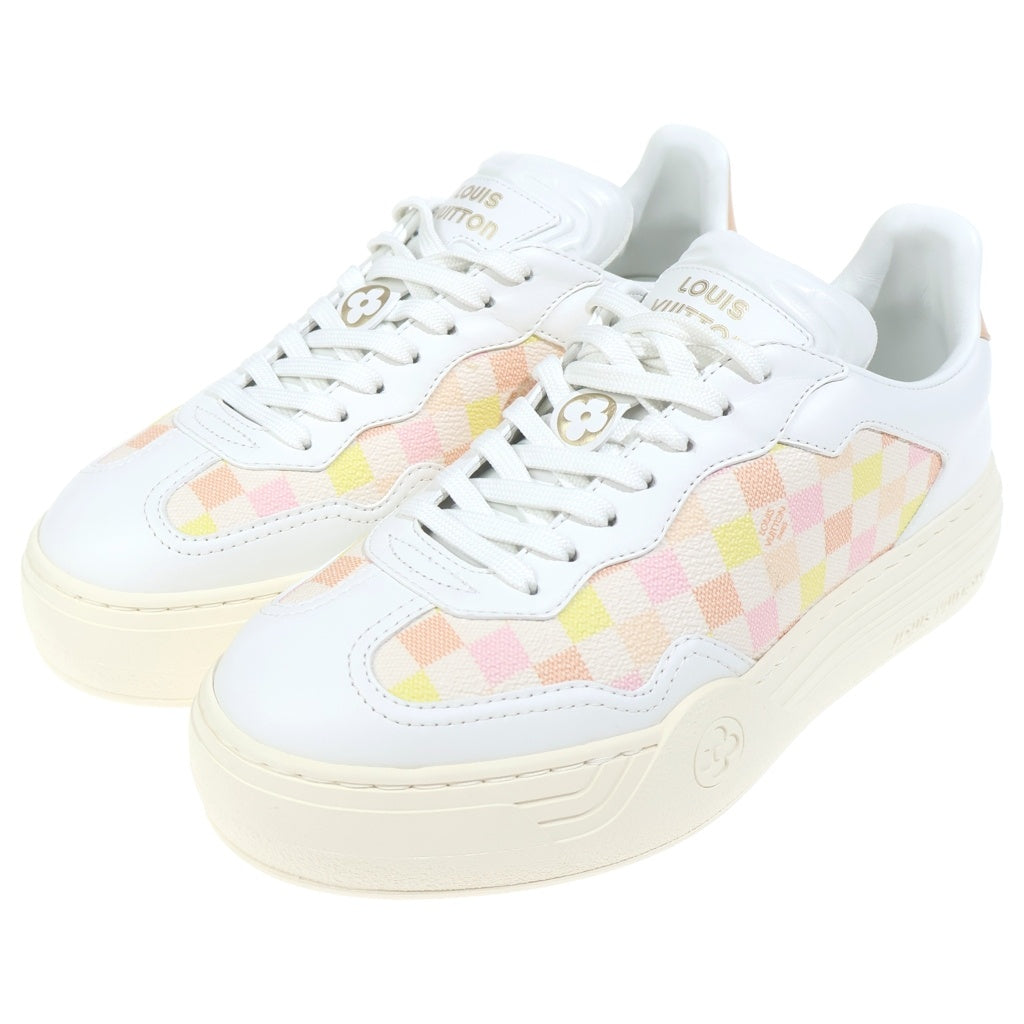 LOUIS VUITTON(ルイヴィトン) LV Groovyスニーカー #37 ホワイト×マルチカラーMS0214 レディース