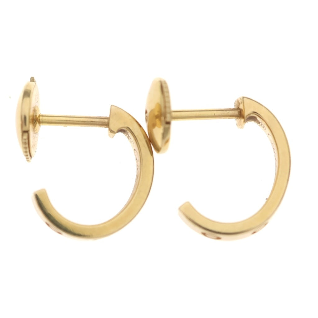 Cartier(カルティエ) ミニラブ フープピアス イエローゴールド Au750YG レディース