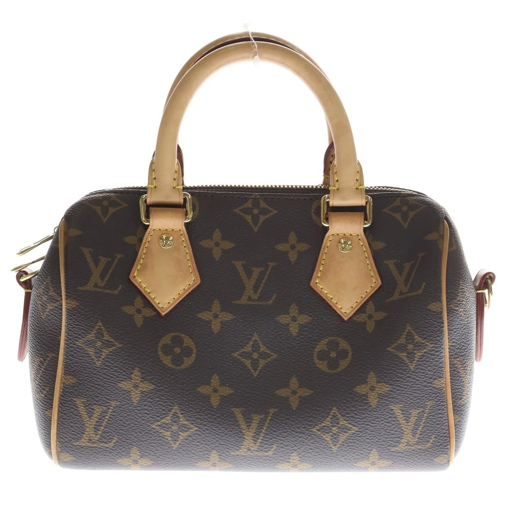 LOUIS VUITTON(ルイヴィトン) スピーディ バンドリエール20 2WAYバッグ ミニボストンバッグ ハンドバッグ ブラウン レザー×PVC M46594 ゴールド金具 レディース