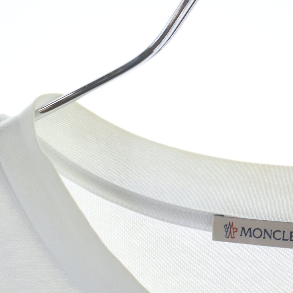 MONCLER(モンクレール) T-SHIRT MANICA LUNGA ロゴ ロングTシャツ ホワイト H10918D00005