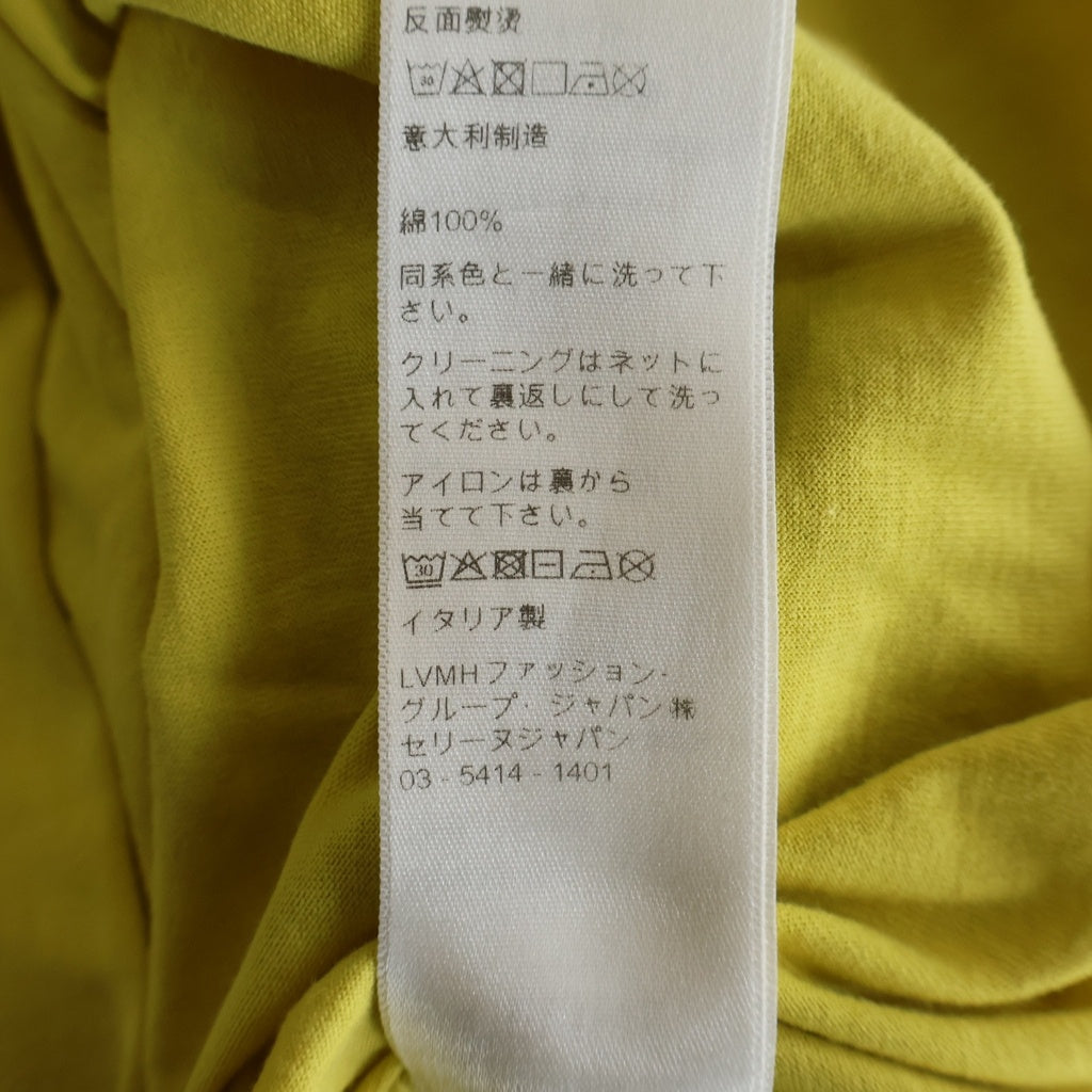 CELINE(セリーヌ) ロゴ Tシャツ イエロー #S