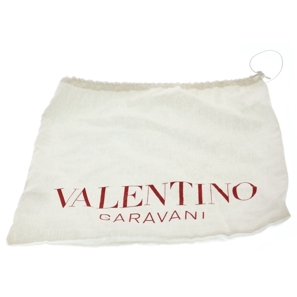 VALENTINO(ヴァレンティノ) ロゴ 刺繍 ナイロン バケットハット #58 ブラック レディース
