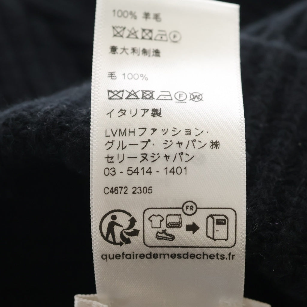 CELINE(セリーヌ) ロゴニット帽 ブラック