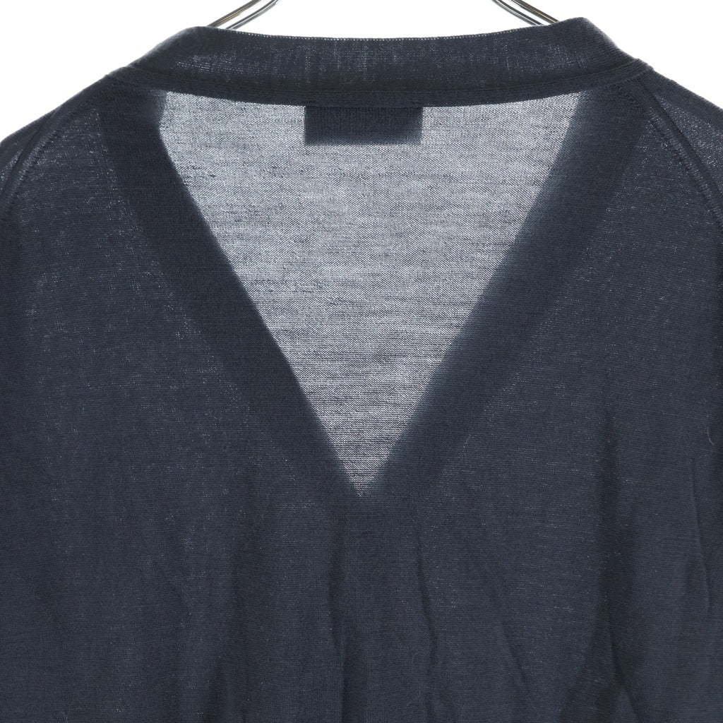 JOHN SMEDLEY(ジョンスメドレー) ウールカーディガン グレー #M レディース