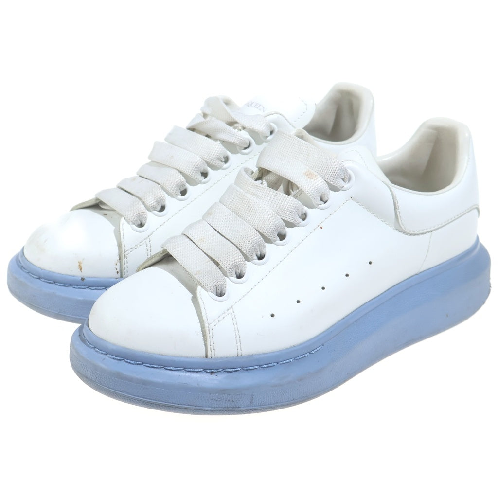 Alexander McQueen(アレキサンダーマックイーン) OVERSIZED SNEAKER オーバーサイズド スニーカー ローカット シューズ ホワイト/ライトブルー 553770 レディース