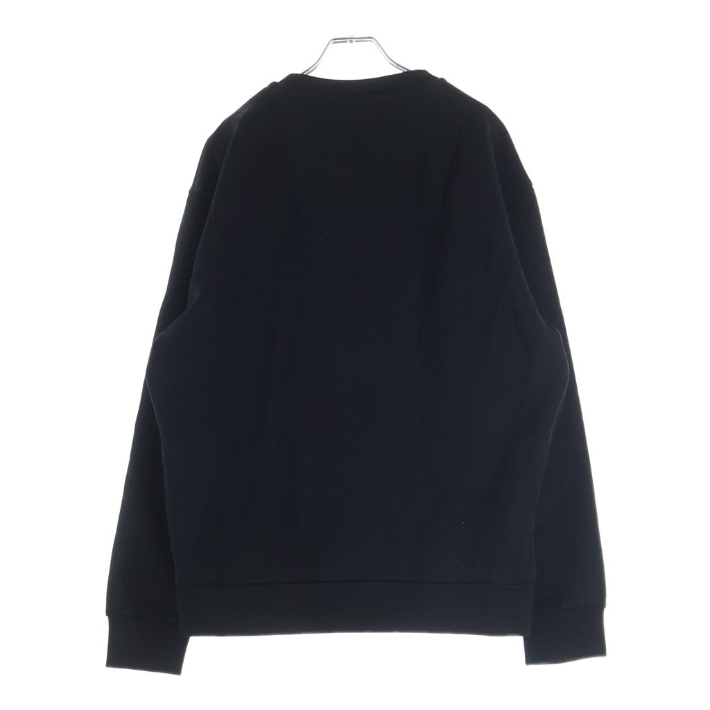 PRADA(プラダ) 25AW トライアングルロゴプレート テクニカルコットン スウェット トレーナー ブラック UJL90B 11OQ UJL90B 11OQ