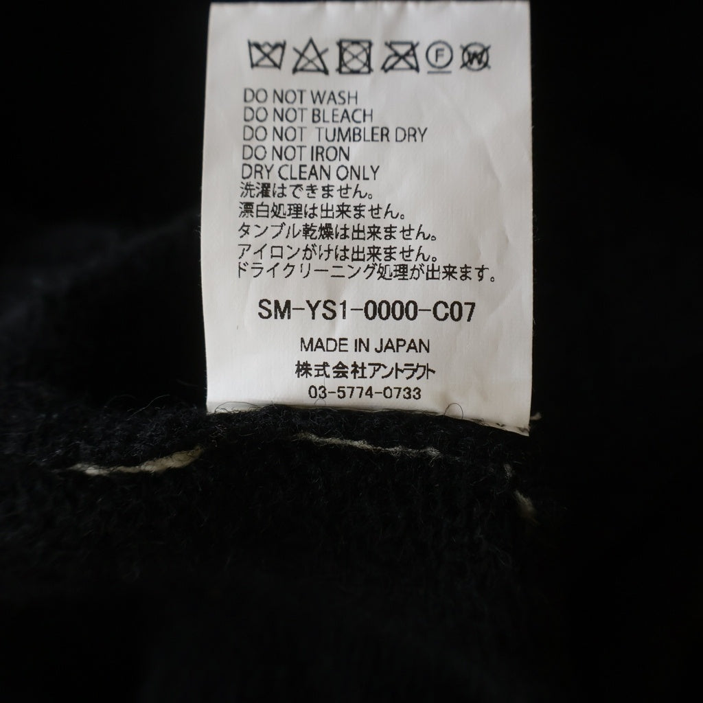 SAINT MICHAEL(セントマイケル) 24AW ×CACTUS PLANT FLEA MARKET CP CREW KNIT ダメージ加工 クルーネック プルオーバー 長袖ニット セーター SM-YS1-0000-C07