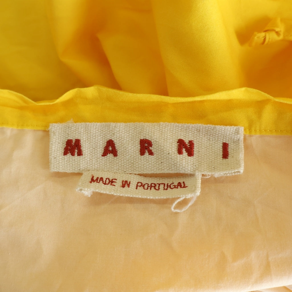 MARNI(マルニ) フラワー柄プリント スカート イエロー レディース