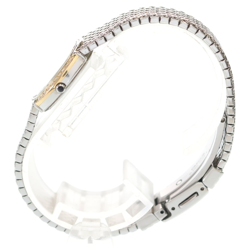 SEIKO(セイコー) クレドール ダイヤベゼル 11Pダイヤ SS/QZ ステンレス クォーツ クオーツ 腕時計 5A70-0AT0 ピンクシェル文字盤 レディース