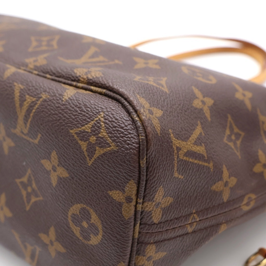LOUIS VUITTON(ルイヴィトン) モノグラム ネヴァーフルPM ハンドバッグ トートバッグ ブラウン PVCレザー M40155 レディース