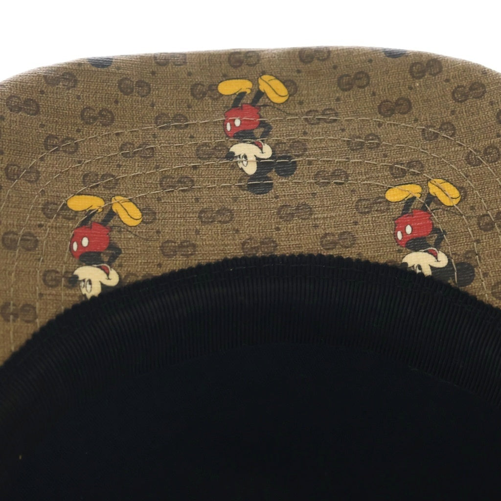 GUCCI(グッチ) ディズニーコラボ メッシュキャップ ブラウン×ブラック