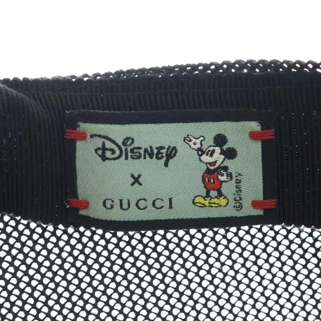 GUCCI(グッチ) ディズニーコラボ メッシュキャップ ブラウン×ブラック