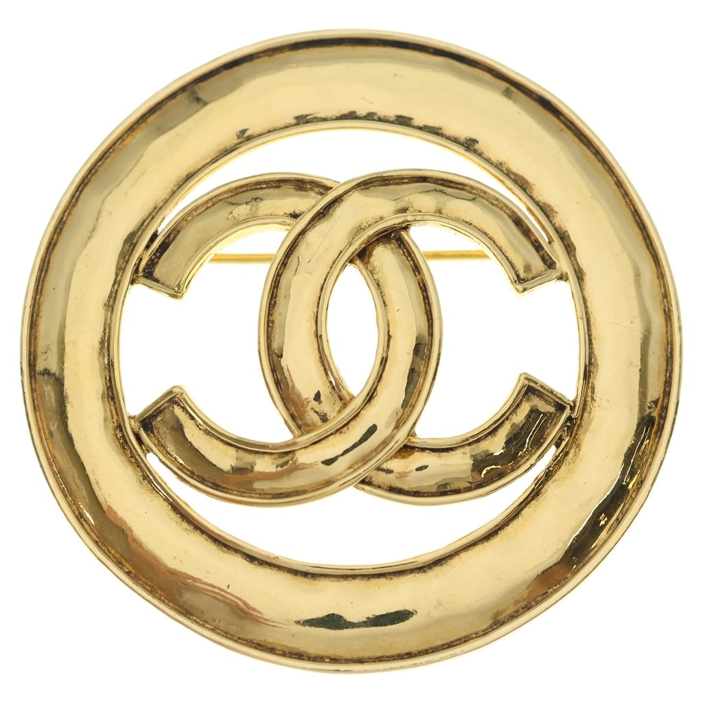 CHANEL(シャネル) ココマーク サークル ブローチ ピンバッジ ゴールド レディース