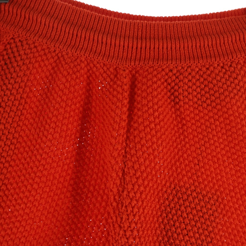 GUCCI(グッチ) ×adidas 22SS アディダス ニット ショートパンツ リネン コットン オレンジ レディース