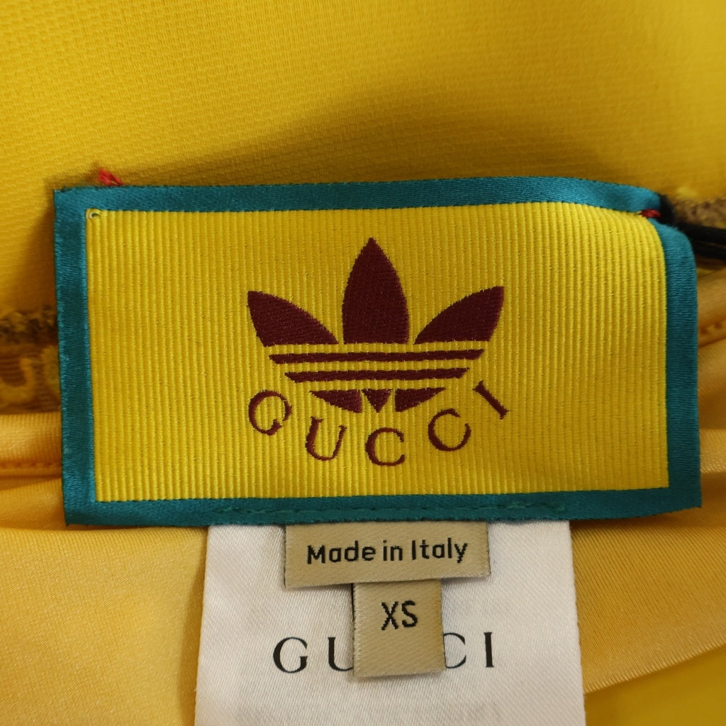 GUCCI(グッチ) ×adidas GGロゴ チュールパンツ アディダス シースルー イエロー 693446 レディース